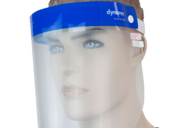 Dynarex 2209 Full Length Face Shield, Blue, 40/cs