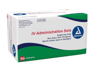 Dynarex 7041 IV Administration Set - 10 Drop, 89", 2 Injection Sites, 50/bx