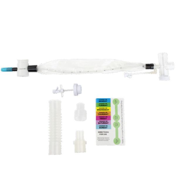 Dynarex 31000 Closed Suction Tracheal Catheter w/ T-Piece, 10 Fr, 2/10/cs