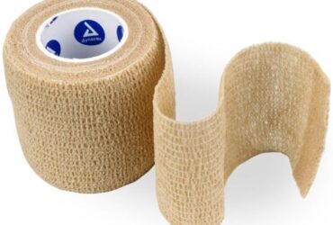 Dynarex 3188 Sensi Wrap, Self-Adherent - Latex Free, 2" x 5 yd Tan, 36/cs