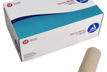 Dynarex 3191 Sensi Wrap, Self-Adherent - Latex Free, 6" x 5 yd Tan, 12/cs