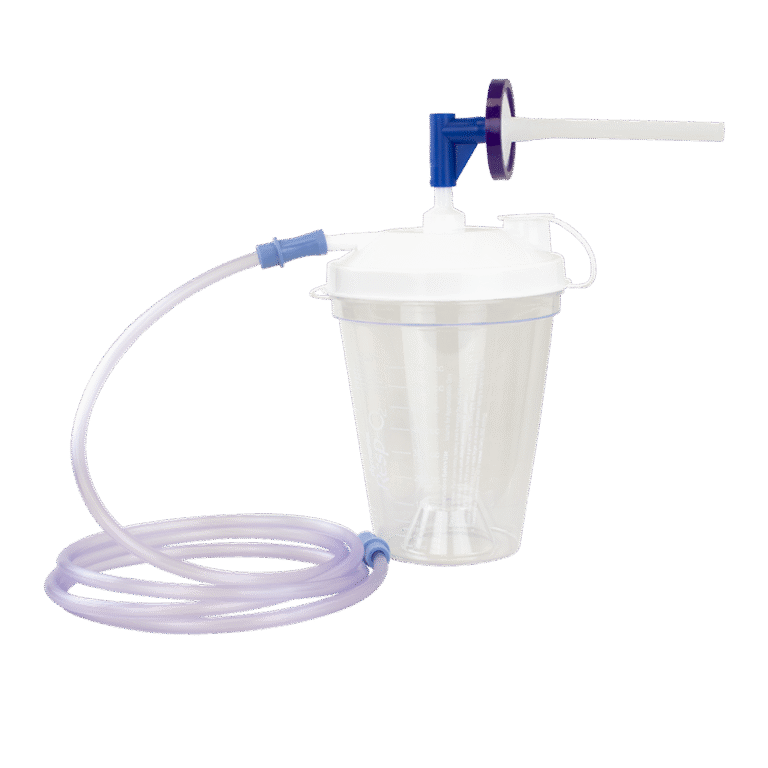 Dynarex 32202 Homecare Suction Disposable Canister Full Kit, 800cc, 8/cs