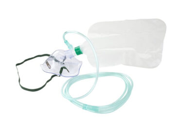 Dynarex 33011 O2 High-Concentration Standard Mask w/ 7' (2.1 m) tubing, Infant/Standard Connector, 50/cs