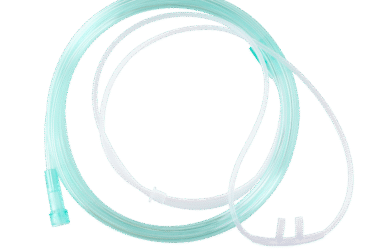 Dynarex 33101 Nasal Oxygen Cannula Standard Tip w/ 7' (2.1 m) Crush Resist, Adult/Standard Connector, 50/cs