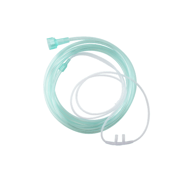 Dynarex 33106 Nasal Oxygen Cannula Standard Tip w/ 14' (4.3 m) Crush Resis, Adult/Universal Connector, 50/cs