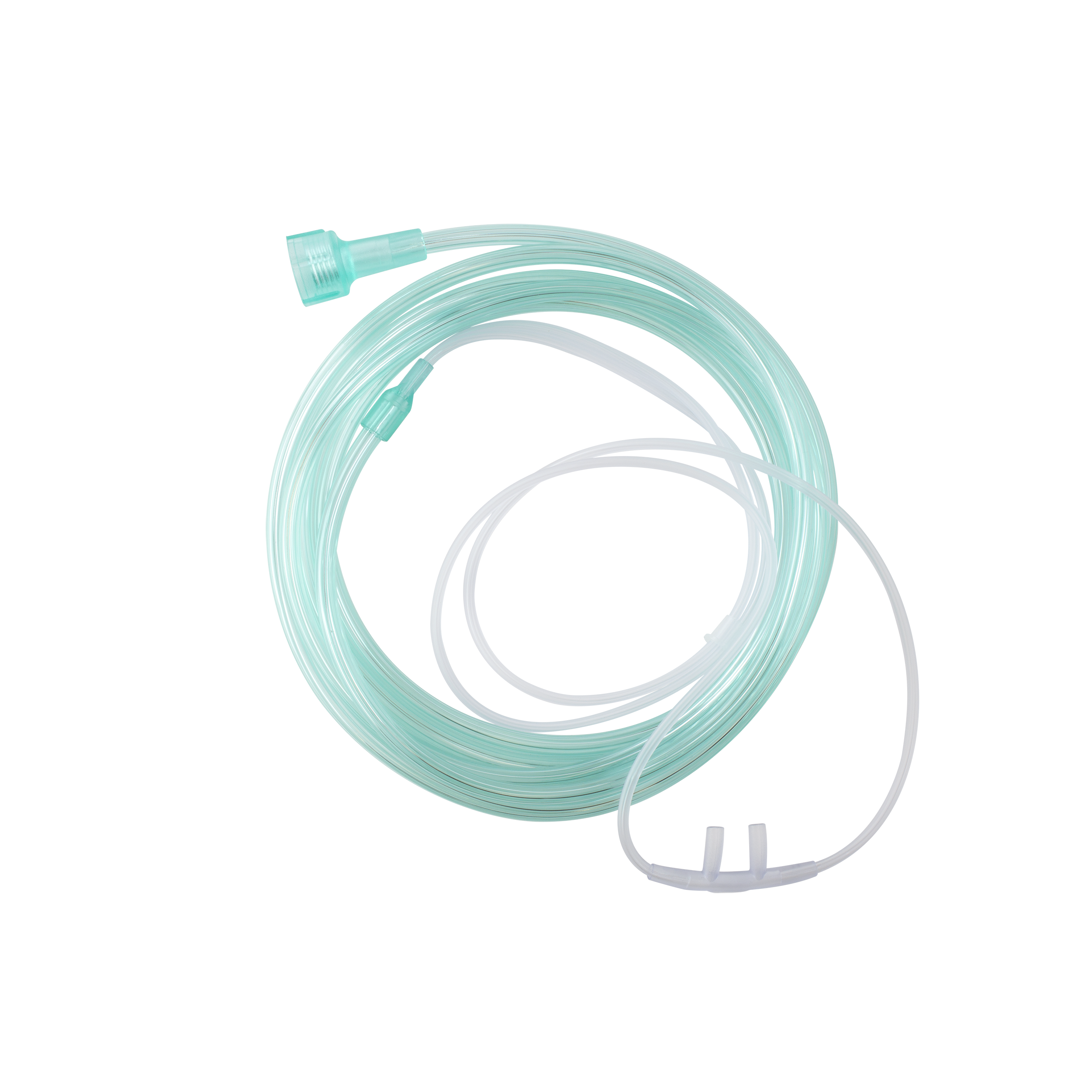 33106-1.png Dynarex 33106 Nasal Oxygen Cannula Standard Tip w/ 14' (4.3 m) Crush Resis, Adult/Universal Connector, 50/cs