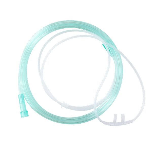Dynarex 33107 Nasal Oxygen Cannula Standard Tip w/ 21' (6.4 m) Crush Resis, Adult/Standard Connector, 25/cs