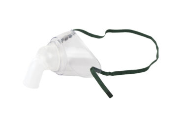 Dynarex 34022 Tracheostomy Mask w/ Swivel Tubing Connector, Accepts 22 mm, Pediatric/One Side Snap, 50/cs