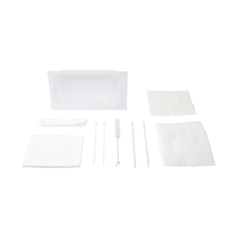Dynarex 35008 Tracheostomy Care Kit - One Compartment Tray, 20/cs