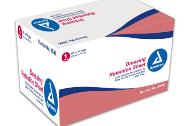 Dynarex 3546 Dressing Retention Sheet - Latex Free, 6" x 11 yd, 5/cs