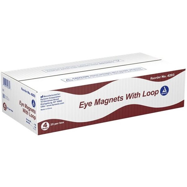 Dynarex 4203 Eye Magnet with Loop, 4/25/cs