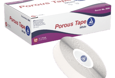 Dynarex 3586 Porous Tape, 1/2" x 10 yd, 12/24/cs