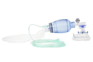 Dynarex 36003 Manual Pulmonary Resuscitator (MPR) Mask, Reservoir Bag, Ox, Pediatric, 6/cs