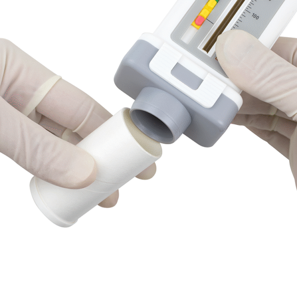 Dynarex 36116 Durable Peak Flow Mouthpieces w/ One-Way Valve, Adult, One-Way Valve, 100/cs