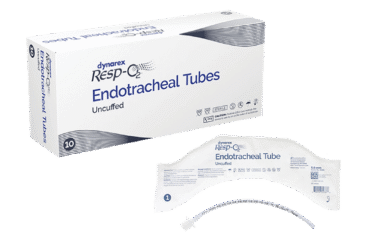 Dynarex 36226 Endotracheal Tubes - Uncuffed, 5.0 mm, 10/bx