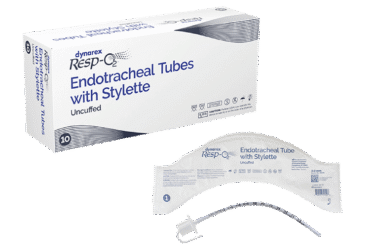 Dynarex 36229 Endotracheal Tubes w/ Stylette - Uncuffed, 3.0 mm, 10/bx