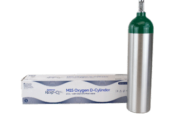 Dynarex 36391 M15 - Oxygen D-Cylinder (post valve), 1pc/cs