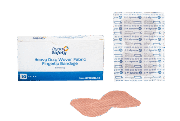 Dynarex 3769UB-10 Heavy Duty Woven Fabric Bandage - Fingertip XLong, 1 3/4 x 3", 50/10/cs