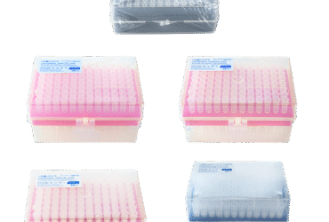 Dynarex 40171 Universal Pipette Tips with Filter, 1.0-20 µL, Transparent, 5/10/96/cs