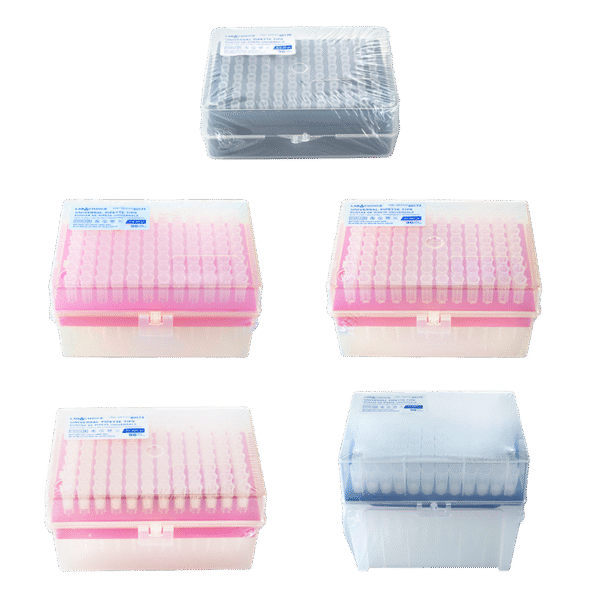 Dynarex 40171 Universal Pipette Tips with Filter, 1.0-20 µL, Transparent, 5/10/96/cs