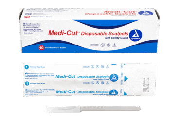 Dynarex 4112 Medi-cut Scalpels Disposable Sterile, #12, 10/bx
