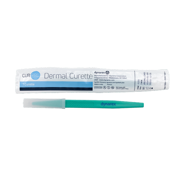 Dynarex 4156 Dermal Curette, 3 mm, 50/cs