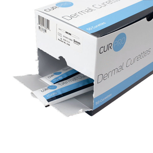 Dynarex 4158 Dermal Curette, 5 mm, 50/cs