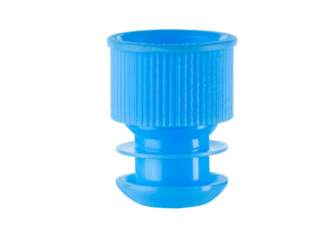 Dynarex 42022 Flange Plug Cap, for 13mm Test Tube, Blue, 10/1000/cs
