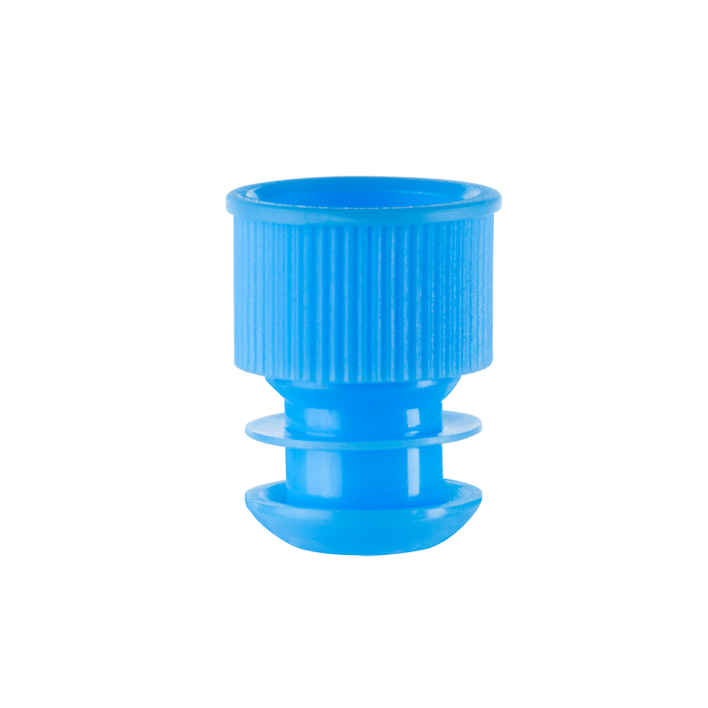 42022_flng-plug-cap_side_72dpi.png Dynarex 42022 Flange Plug Cap, for 13mm Test Tube, Blue, 10/1000/cs