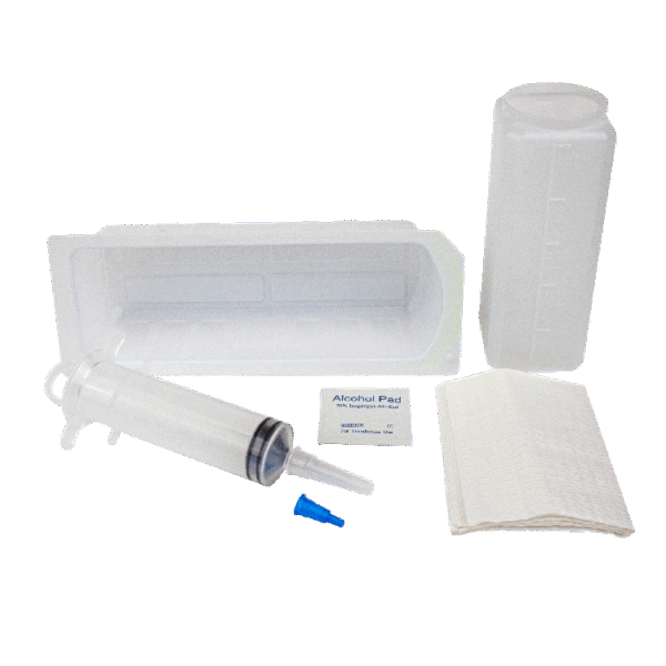 Dynarex 4268 Irrigation Tray w/ Piston Syringe, 20/cs