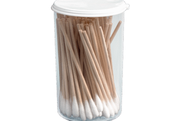 Dynarex 4307 Cotton Tip Applicators in Sealed Vial, 3", 50/100/cs