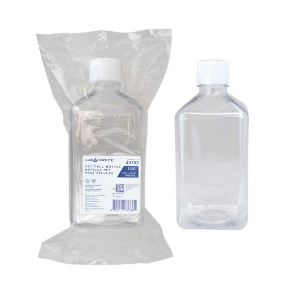 Dynarex 43152 PET Cell Bottle, 1000ml, 48/1/cs