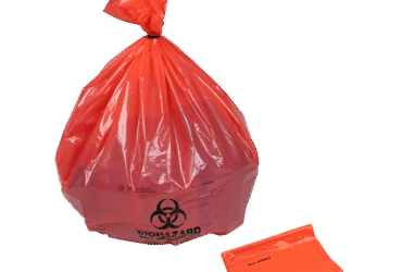 Dynarex 43205 Biohazard Bags, 40" x 46", 3 mil, 45 gallon, 75/cs