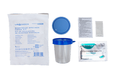 Dynarex 43028 Midstream Specimen Catch Kit, 4 oz, 100/cs
