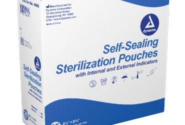 Dynarex 4460 Sterilization Pouches, 2.25" x 2.75", 25/200/cs