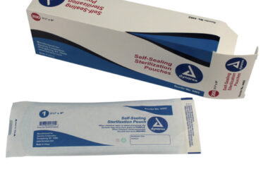 Dynarex 4462 Sterilization Pouches, 3.5" x 9", 20/200/cs