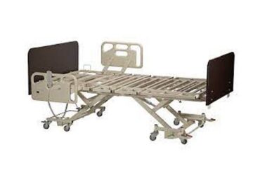 Dynarex 10467 LTC Swing Down Rail, Off White, 1pr/cs