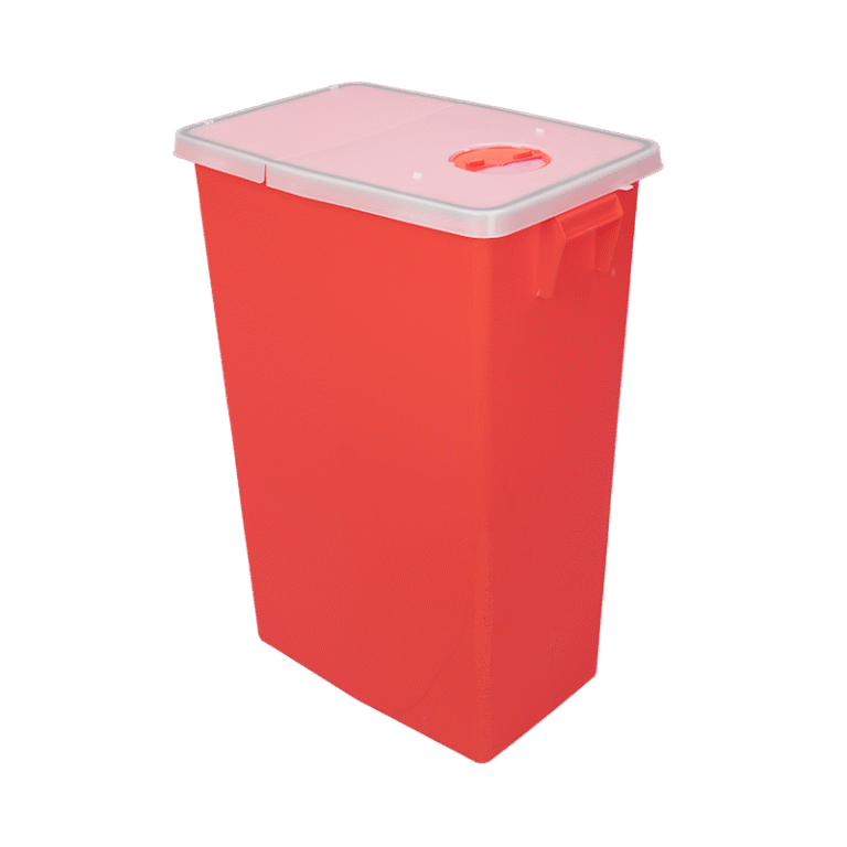 Dynarex 4634 Sharps Container, 18 gal. with gasket, 5/cs