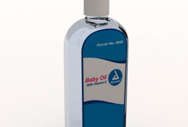 Dynarex 4842 Baby Oil, 4 fl. oz. (118 mL) Bottle, 48/cs