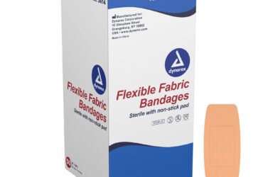 Dynarex 3614 Flexible Fabric Adhesive Bandages - Sterile, 2" x 4 1/2", 24/50/cs