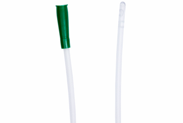 Dynarex 4994 Intermittent Catheter (Female) - Sterile, 14 Fr, Green, 50/cs