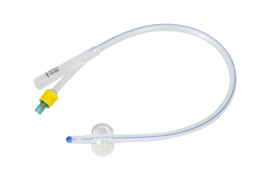 Dynarex 5078 Silicone Foley Catheters 2-way Standard, 20 Fr, 5-10 cc, 10/bx