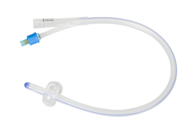Dynarex 5077 Silicone Foley Catheters 2-way Standard, 18 Fr, 5-10 cc, 10/bx