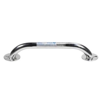 Dynarex 10303-3 Chrome Knurled Grab Bar, 24", Chrome, 1pc/bx,3bx/cs