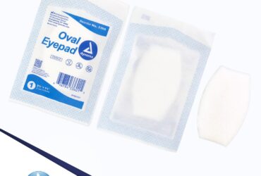 Dynarex 3359 Oval Eye Pads - Sterile, 2 5/8" x 1 5/8", Bulk/1000/cs