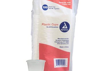 Dynarex 4255 Plastic Cups, 5 oz., 25/100/cs