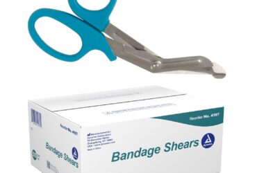 Dynarex 4197-BX Bandage Shears, 5.5", Teal, 50/bx