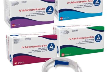 Dynarex 7044 IV Administration Set - 20 Drop, 92", 1 Injection Site, 50/bx