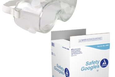 Dynarex 2297 Protective Eye Goggles, Anti-Fog, 1pc/bag,50/cs