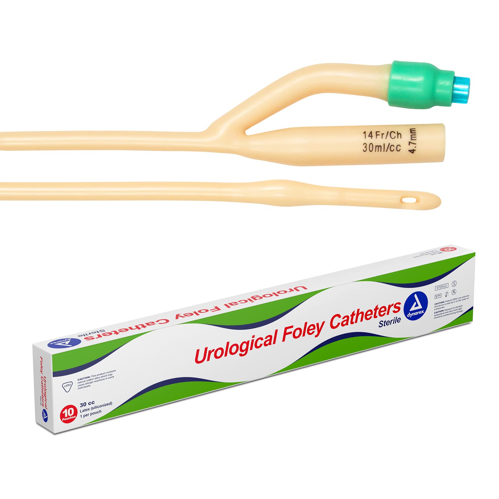 Version 1.0.0 Dynarex 4954 Foley Catheters, 14 Fr, 30 cc, 10/cs